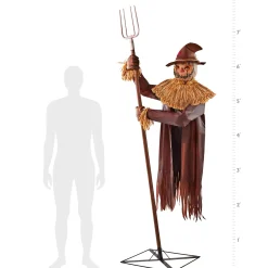 7 Ft 10 In Mack Straw Animatronic