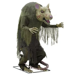 4 Ft 2 In Mutant Sewer Rat Animatronic