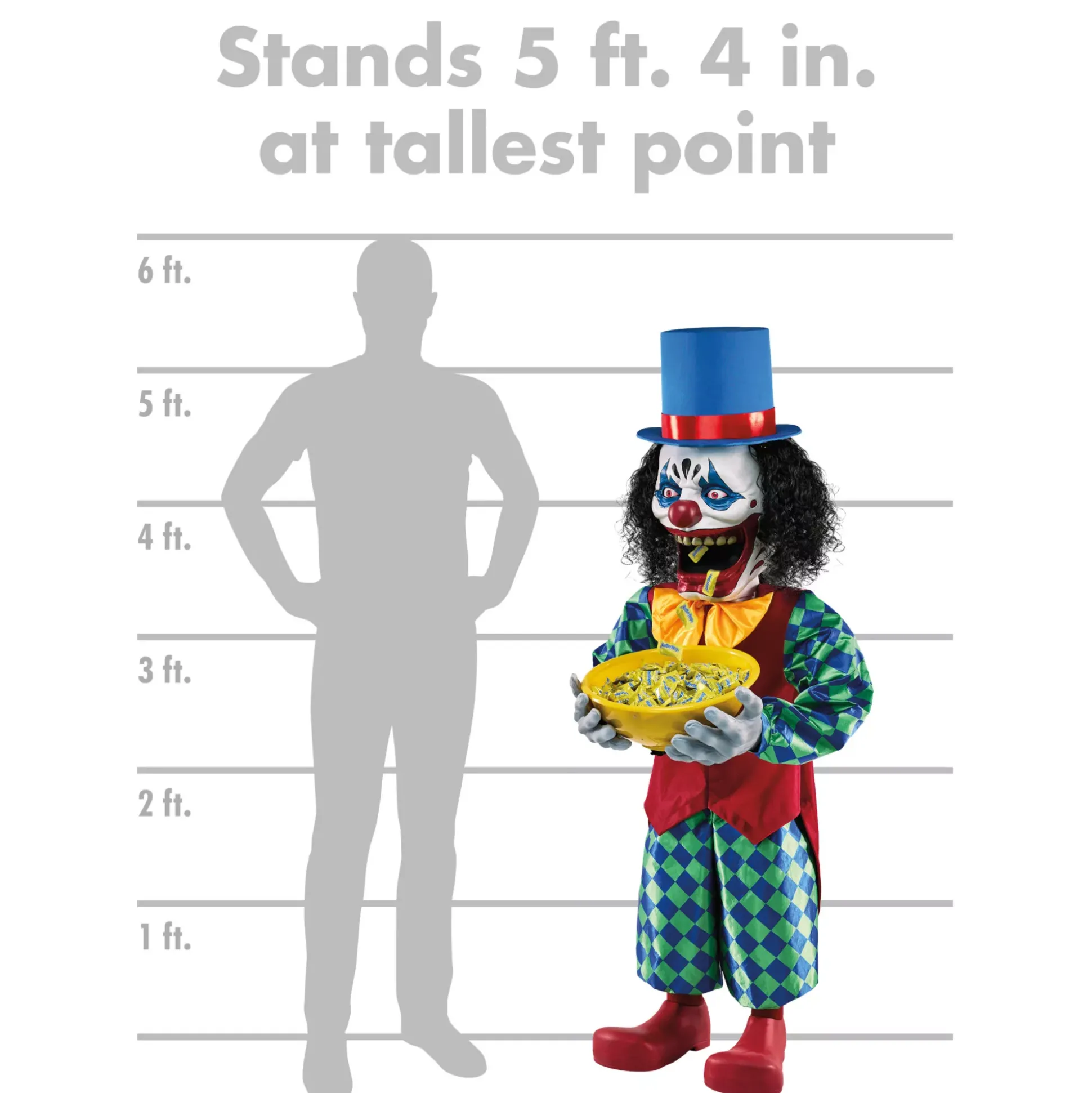 5 Ft 4 In Trick or Treat Pete Animatronic