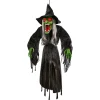 4 Ft Hanging Green Wicked Witch Decoration