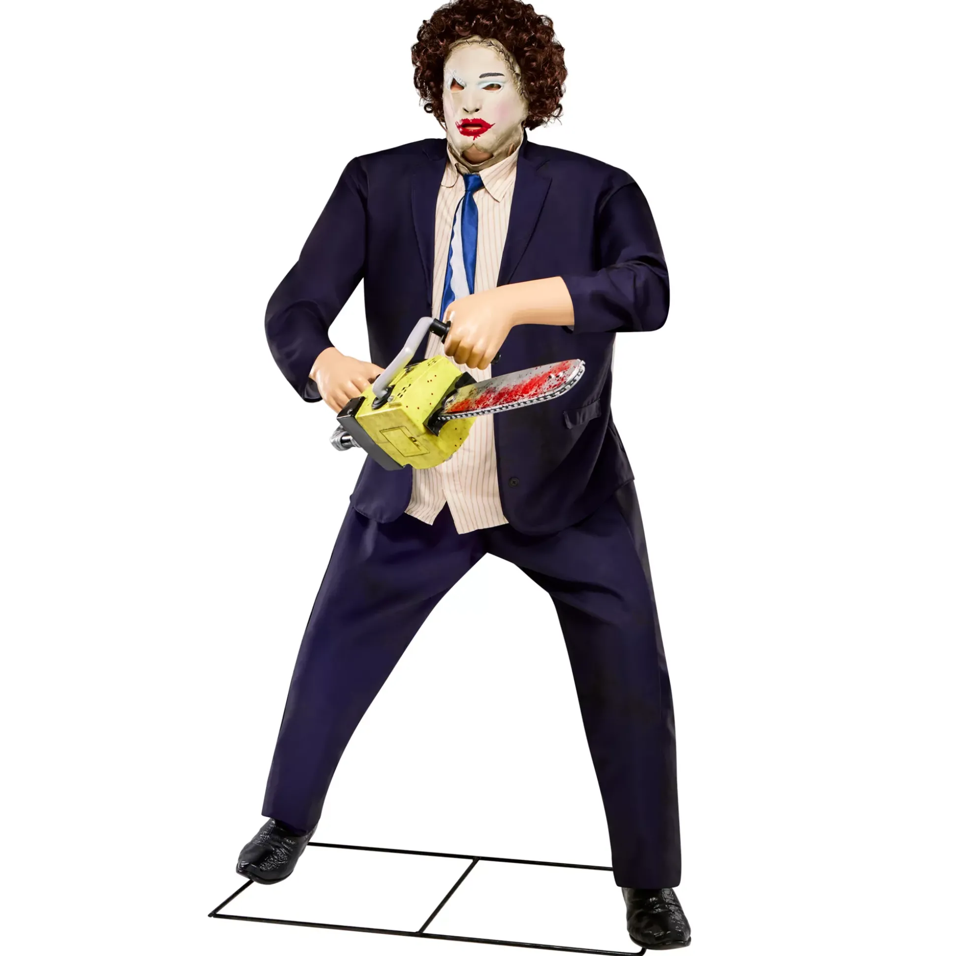 6 Ft Leatherface: Pretty Woman Mask Animatronic - The Texas Chainsaw Massacre