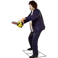 6 Ft Leatherface: Pretty Woman Mask Animatronic - The Texas Chainsaw Massacre