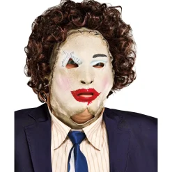 6 Ft Leatherface: Pretty Woman Mask Animatronic - The Texas Chainsaw Massacre