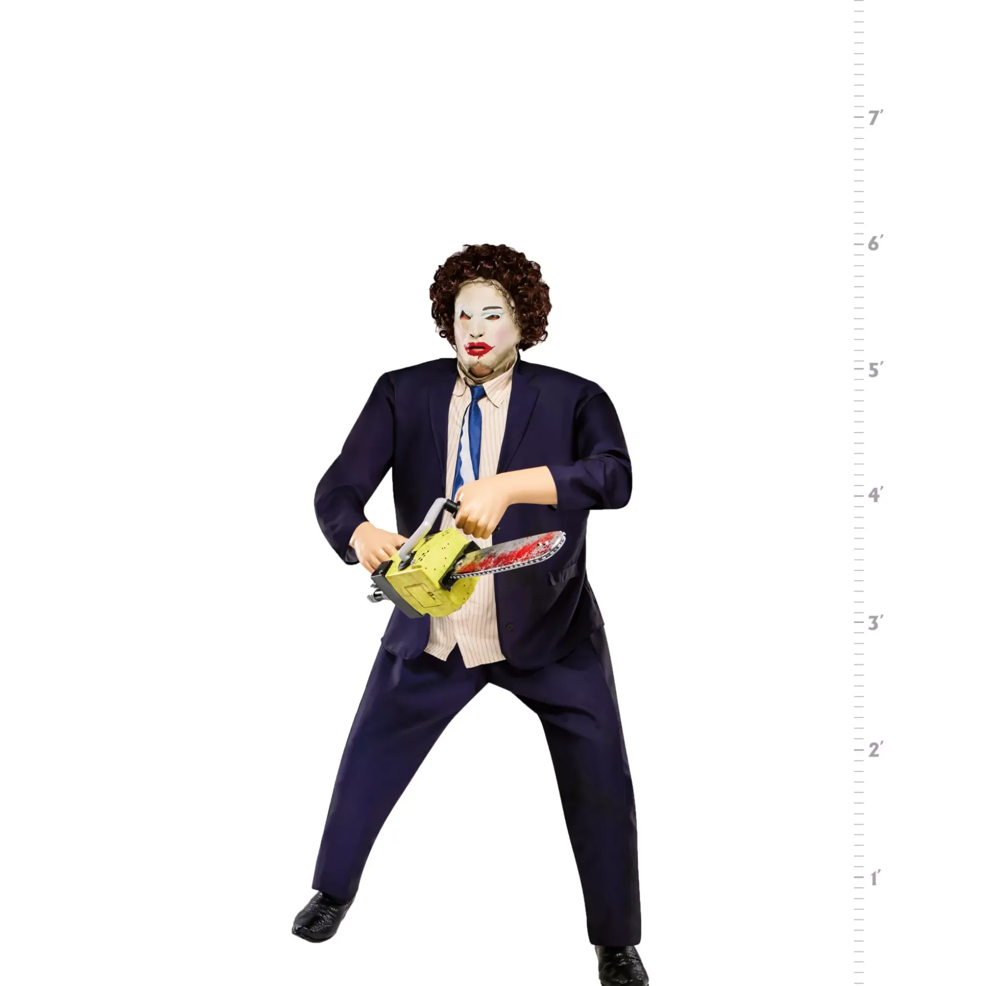 6 Ft Leatherface: Pretty Woman Mask Animatronic - The Texas Chainsaw Massacre