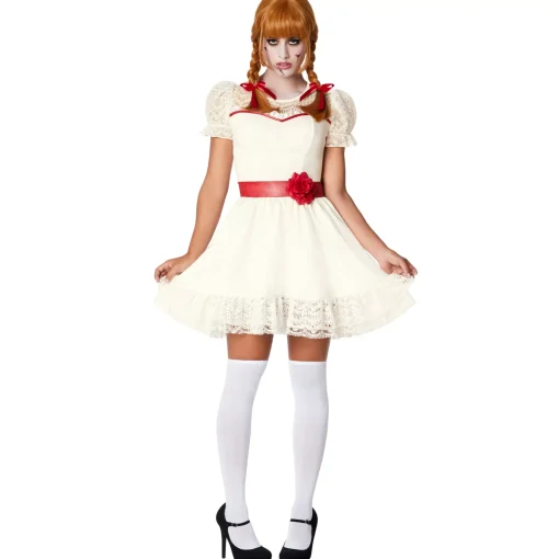 Adult Annabelle Short Dress Costume - Annabelle