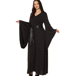 Adult Black Hooded Dress