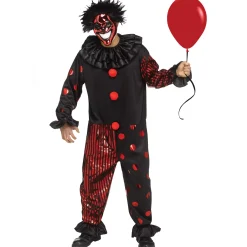 Adult Creepy Chrome Clown Costume
