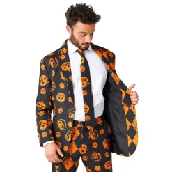 Adult Distressed Pumpkin Party Suit
