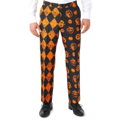 Adult Distressed Pumpkin Party Suit