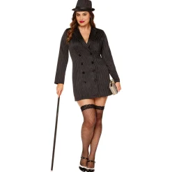 Adult Gangster Dress Costume