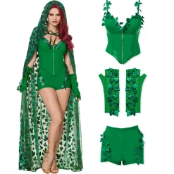 Adult Poison Ivy Costume Bundle - DC Villains