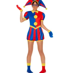 Adult Pomni Costume - The Amazing Digital Circus