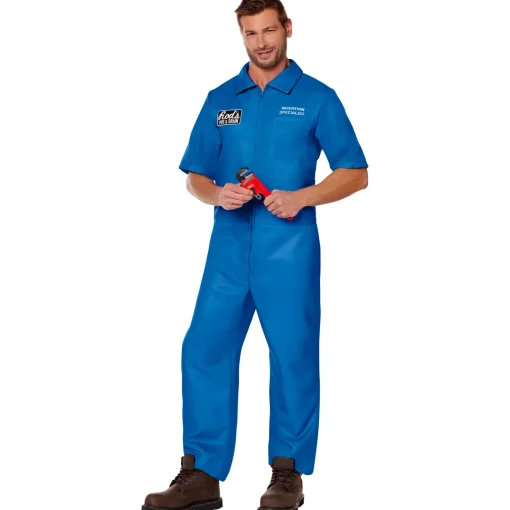 Adult Rod's Pipe and Drain Jumpsuit Costume