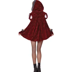 Adult Runaway Red Riding Hood Romper Costume