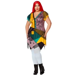 Adult Sally Plus Size Dress - The Nightmare Before Christmas