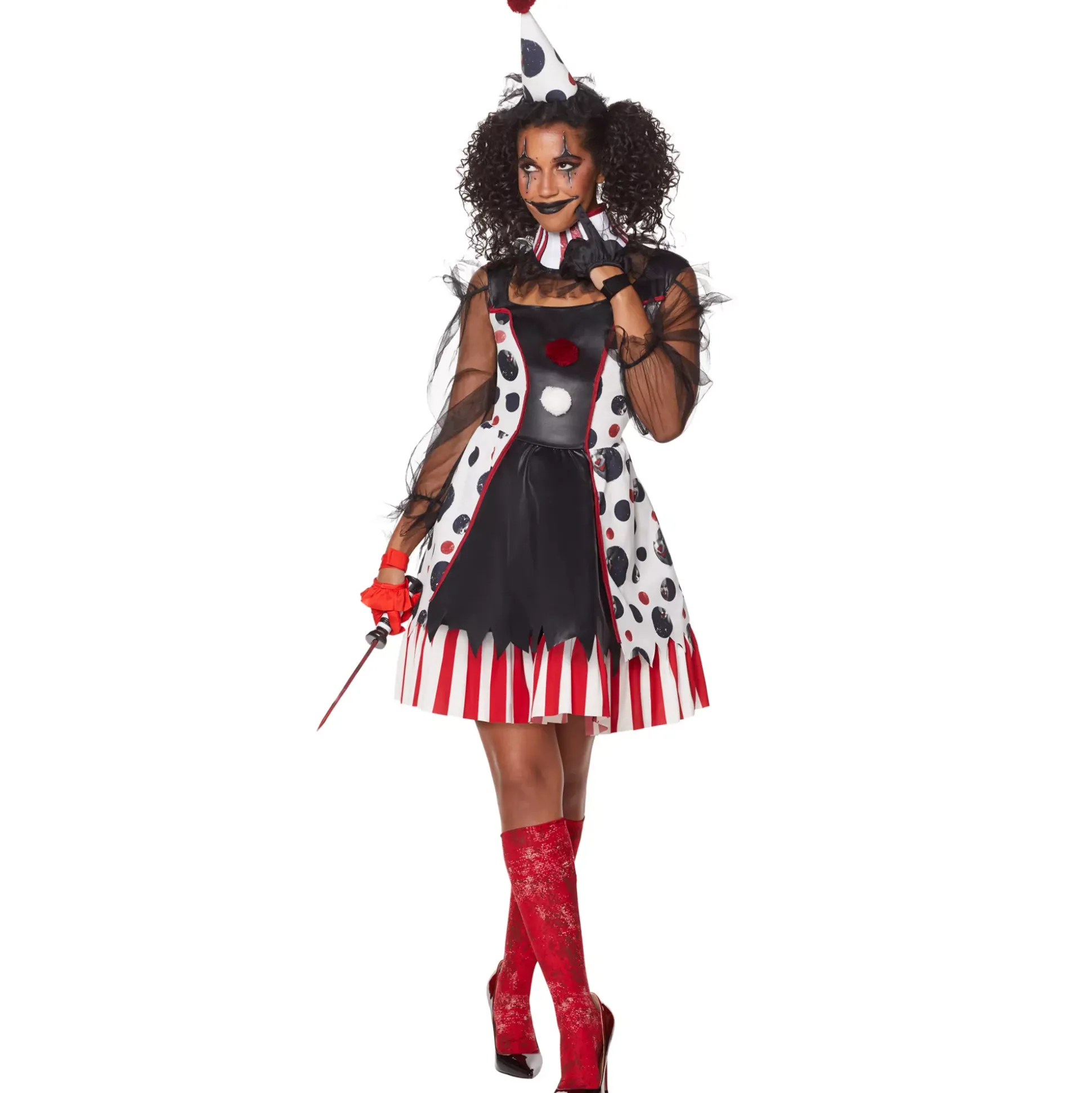 Adult Twisted Clown Costume