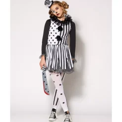 Adult Twisted Trickster Clown Costume