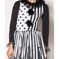 Adult Twisted Trickster Clown Costume