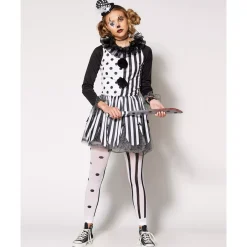 Adult Twisted Trickster Clown Costume