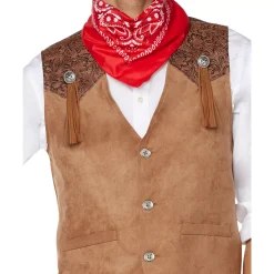 Adult Western Cowboy Plus Size Costume Kit