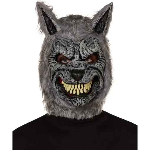 Animotion Gray Werewolf Mask
