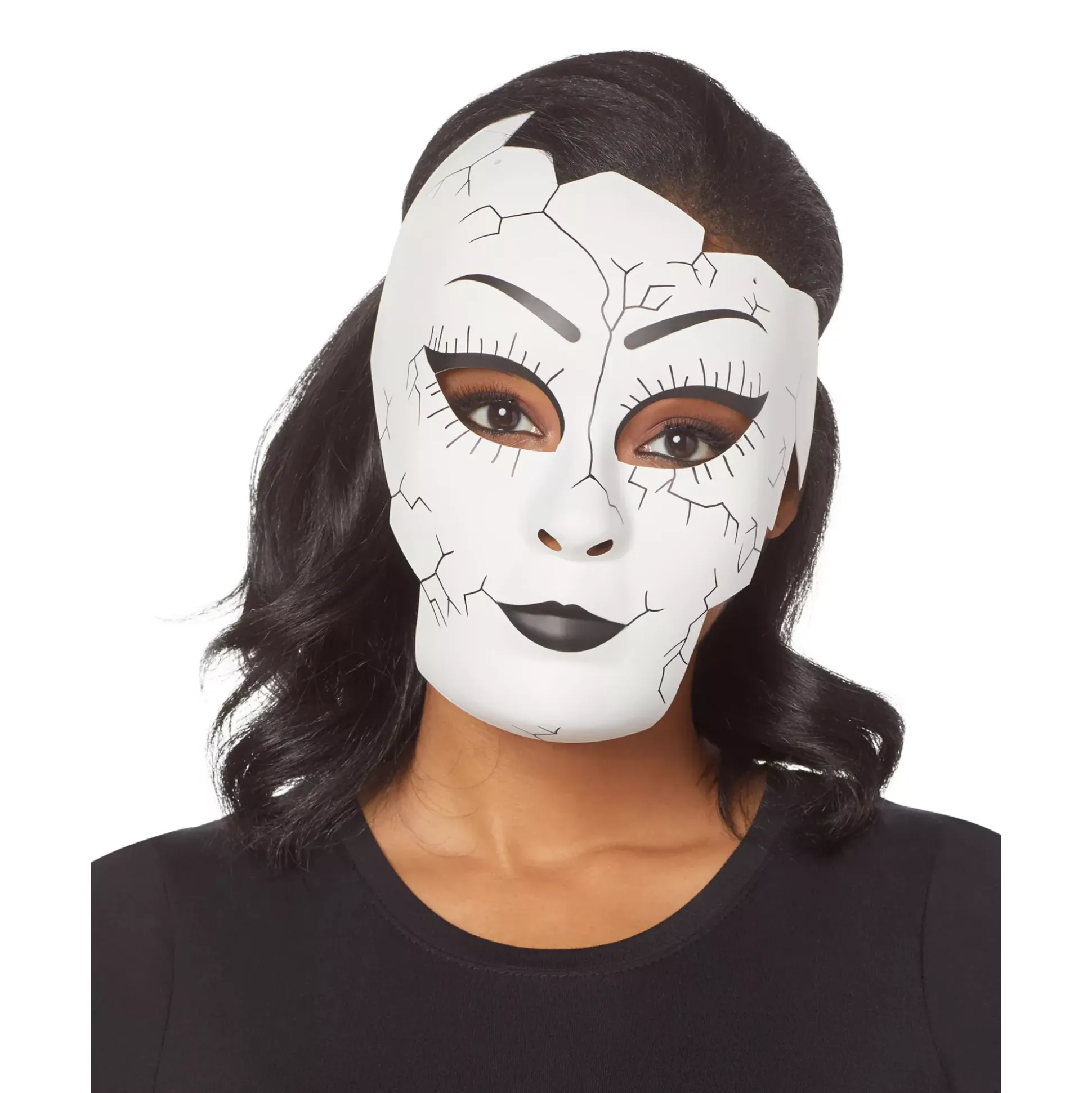 Broken Doll Half Mask