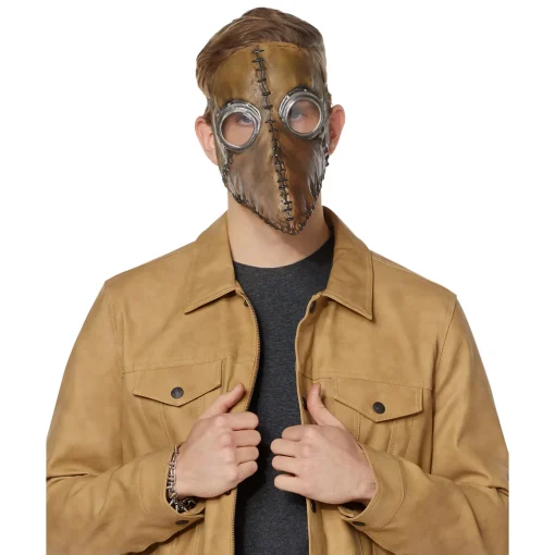Brown Plague Doctor Half Mask