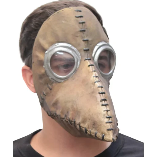 Brown Plague Doctor Half Mask