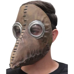 Brown Plague Doctor Half Mask