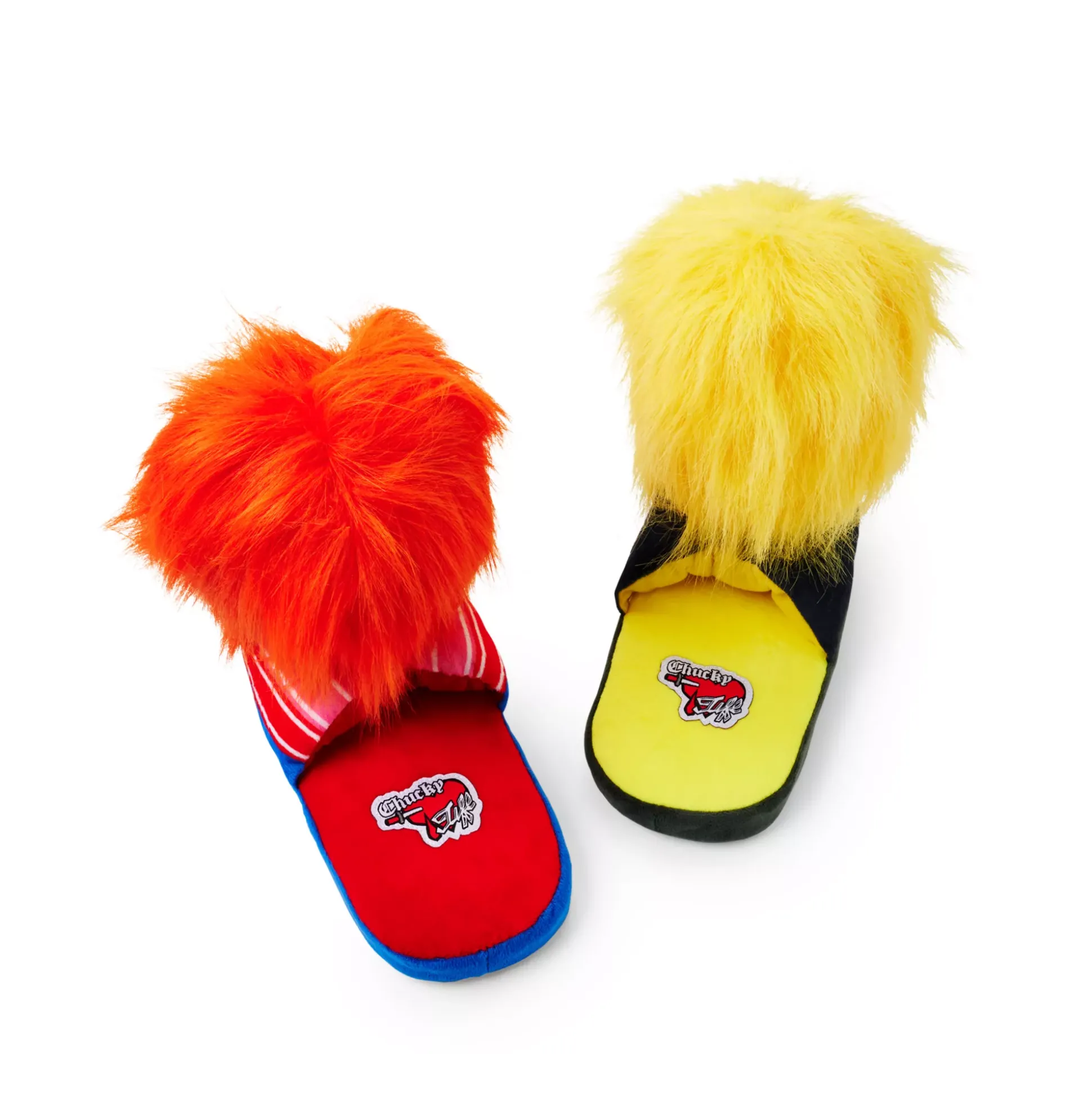 Chucky and Tiffany Plush Slippers - Chucky