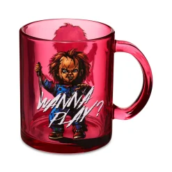Chucky Wanna Play Glass Coffee Mug - 17.5 oz.