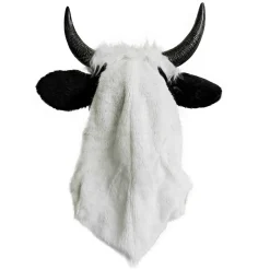 Cow Moving Mouth Full Mask