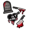 Dead Inside Bloody Patch Set - 4 Pack