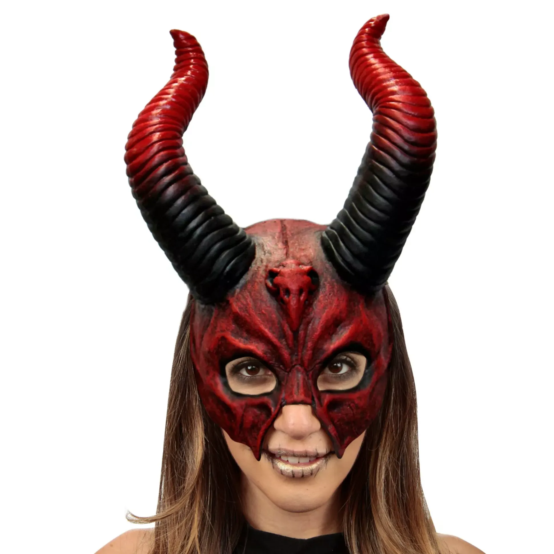 Devil Horn Half Mask