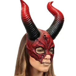 Devil Horn Half Mask