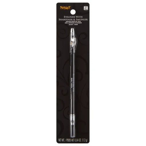 Double-Sided Black Eyeliner Pencil with Smudger