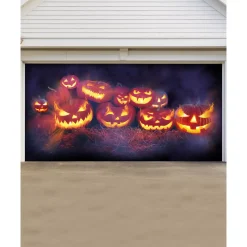 Evil Pumpkins Garage Double Door Cover