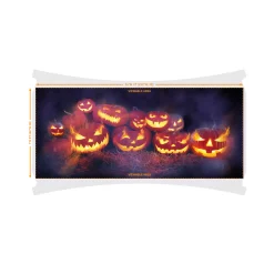 Evil Pumpkins Garage Double Door Cover