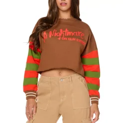 Freddy Krueger Cropped Crewneck - A Nightmare on Elm Street