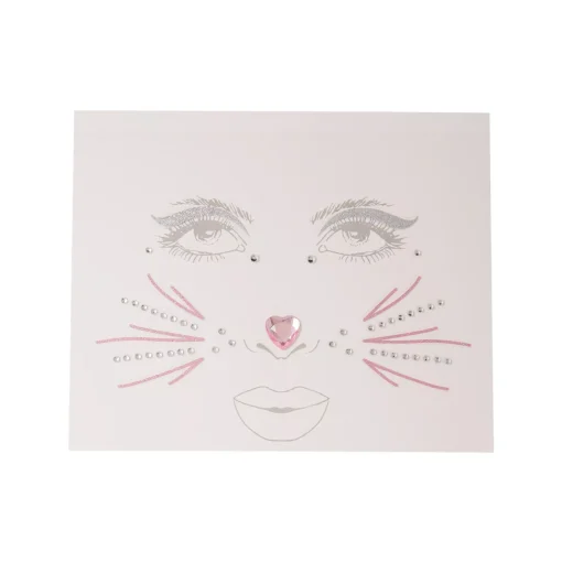 Gemstone Bunny Face Decals
