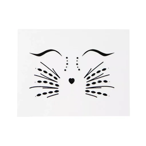 Gemstone Cat Face Decals