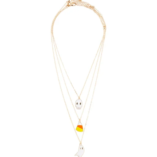 Ghost and Candy Chain Necklaces - 3 Pack
