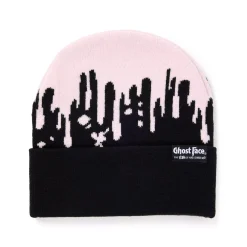 Ghost Face Horror Club Pink Drip Cuff Beanie Hat