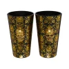 Gothic Noir Skull Glass Set 2 Pack - 16 oz.