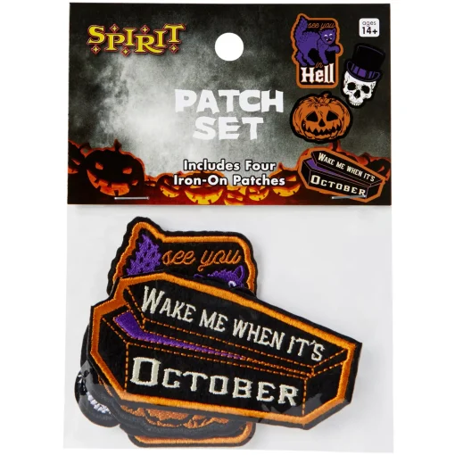 Halloween Patch Set - 4 Pack