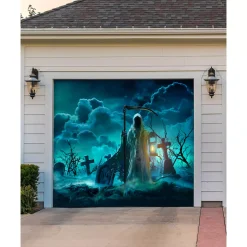Haunted Reaper Garage Single Door Cover