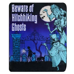 Hitchhiking Ghosts The Haunted Mansion Fleece Blanket - Disney