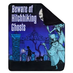 Hitchhiking Ghosts The Haunted Mansion Fleece Blanket - Disney