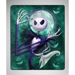 Jack Skellington Reversible Fleece Blanket - The Nightmare Before Christmas