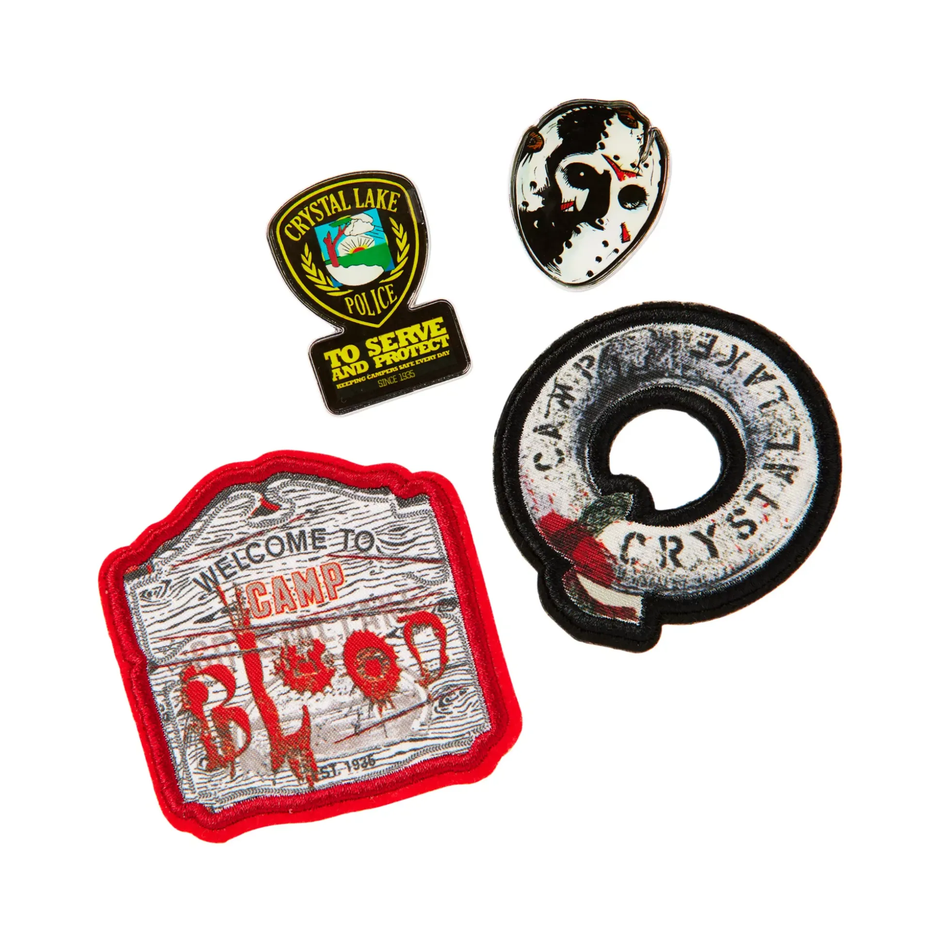 Jason Pin Patch Set - Friday the 13th
